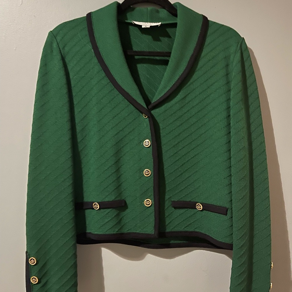 St John Green Sweater | Size 8 | Vintage